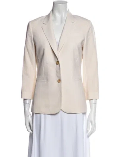 Pre-owned The Row Virgin Wool Blazer In Neutral