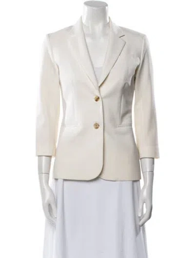 Pre-owned The Row Virgin Wool Blazer In Neutral