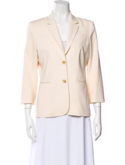 Pre-owned The Row Virgin Wool Blazer In Neutral