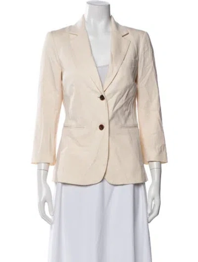 Pre-owned The Row Virgin Wool Blazer In Neutral