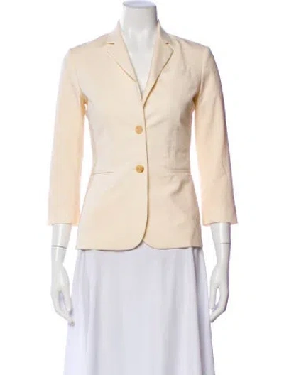 Pre-owned The Row Virgin Wool Blazer In Neutral
