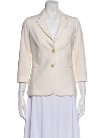Pre-owned The Row Virgin Wool Blazer In Neutral