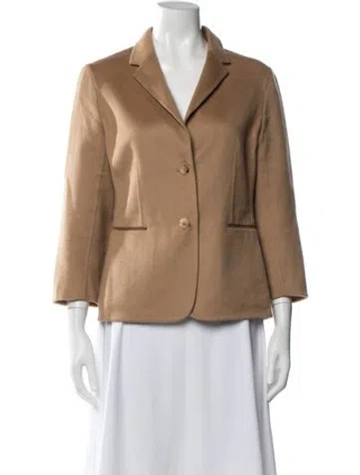 Pre-owned The Row Virgin Wool Blazer In Neutral