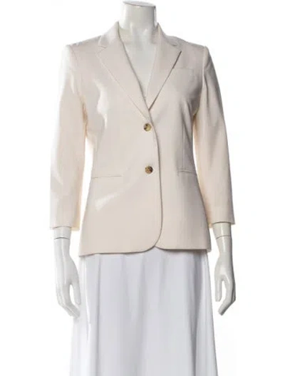 Pre-owned The Row Virgin Wool Blazer In Neutral