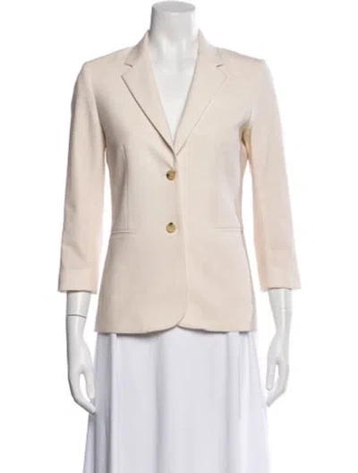 Pre-owned The Row Virgin Wool Blazer In Neutral