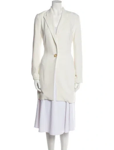 Pre-owned The Row Virgin Wool Blazer In Neutrals