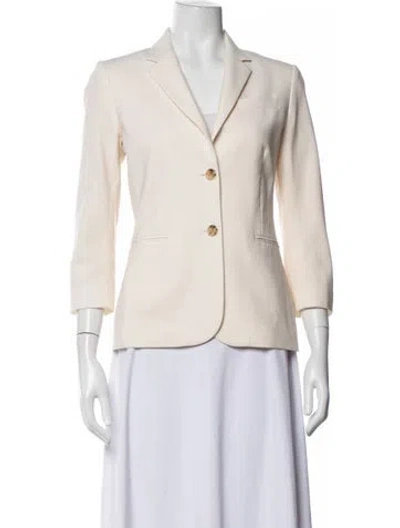 Pre-owned The Row Virgin Wool Blazer In Neutrals