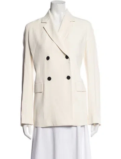 Pre-owned The Row Virgin Wool Blazer In Neutrals