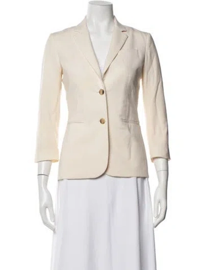 Pre-owned The Row Virgin Wool Blazer In Neutrals