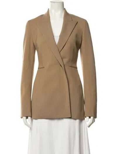 Pre-owned The Row Virgin Wool Blazer In Neutrals