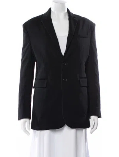Pre-owned The Row Virgin Wool Blazer W/ Tags In Black