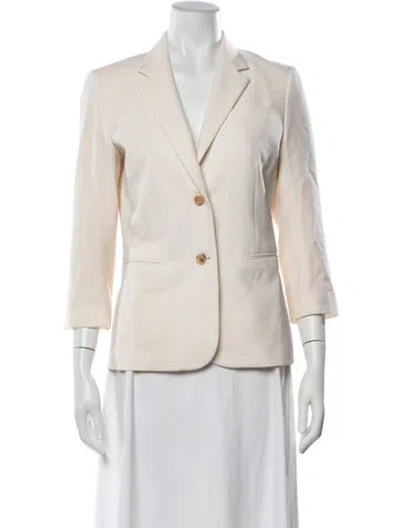 Pre-owned The Row Virgin Wool Blazer In Yellow