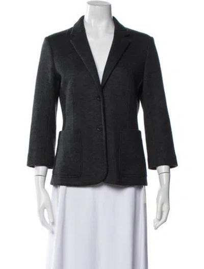 Pre-owned The Row Virgin Wool Coat In Gray