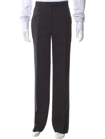 Pre-owned The Row Virgin Wool Dress Pants In Blue