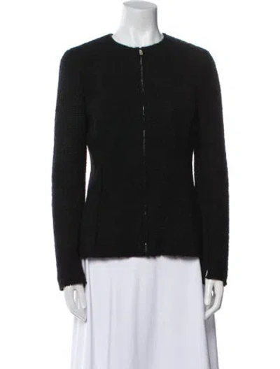 Pre-owned The Row Virgin Wool Evening Jacket In Black