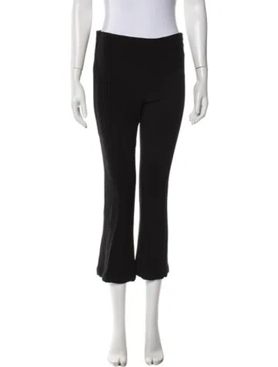 Pre-owned The Row Virgin Wool Flared Pants In Black