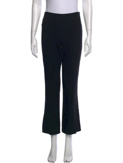 Pre-owned The Row Virgin Wool Flared Pants In Black