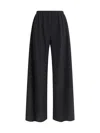 The Row Virgin Wool Gala Pants In Black
