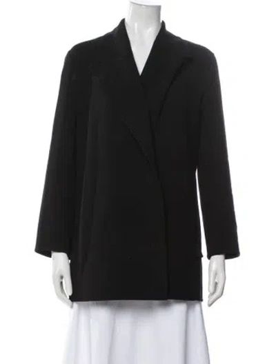 Pre-owned The Row Virgin Wool Jacket In Black