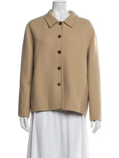 Pre-owned The Row Virgin Wool Jacket In Neutrals