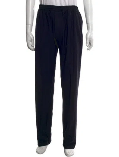 Pre-owned The Row Virgin Wool Pants In Black