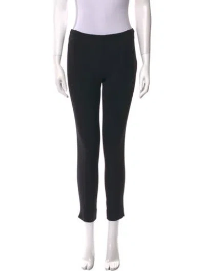 Pre-owned The Row Virgin Wool Skinny Leg Pants In Black