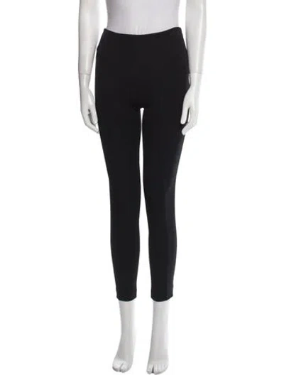 Pre-owned The Row Virgin Wool Skinny Leg Pants In Black