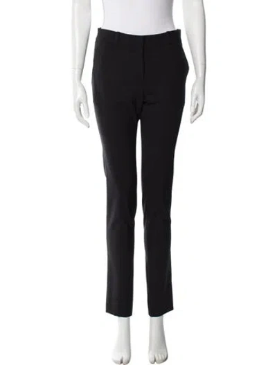 Pre-owned The Row Virgin Wool Skinny Leg Pants In Black