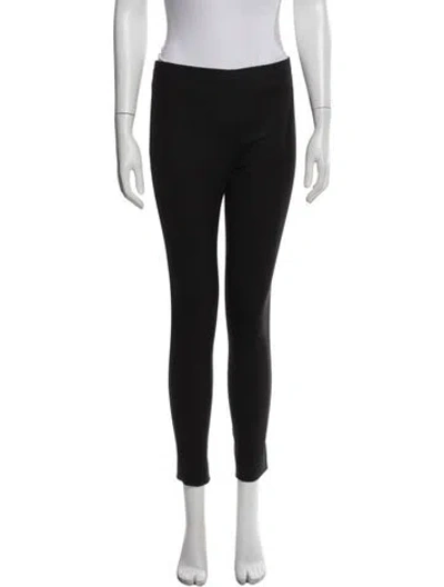 Pre-owned The Row Virgin Wool Skinny Leg Pants In Black