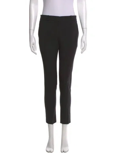 Pre-owned The Row Virgin Wool Skinny Leg Pants In Black