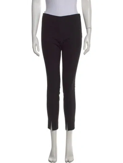 Pre-owned The Row Virgin Wool Skinny Leg Pants In Black