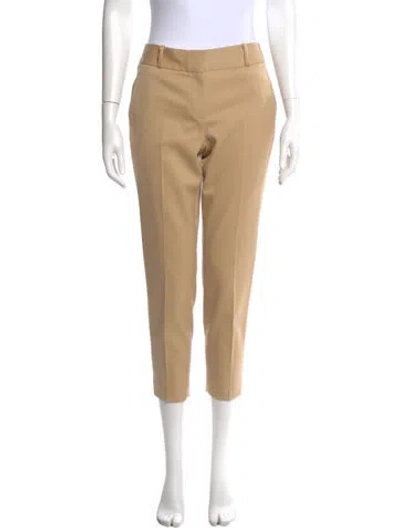 Pre-owned The Row Virgin Wool Skinny Leg Pants In Neutral