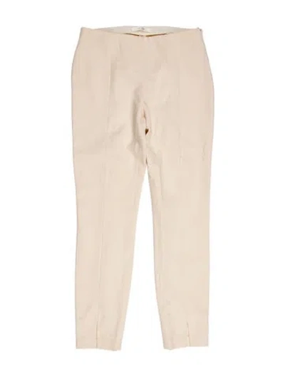 Pre-owned The Row Virgin Wool Skinny Leg Pants In Neutral