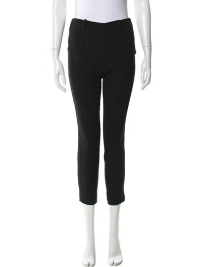 Pre-owned The Row Virgin Wool Straight Leg Pants In Black