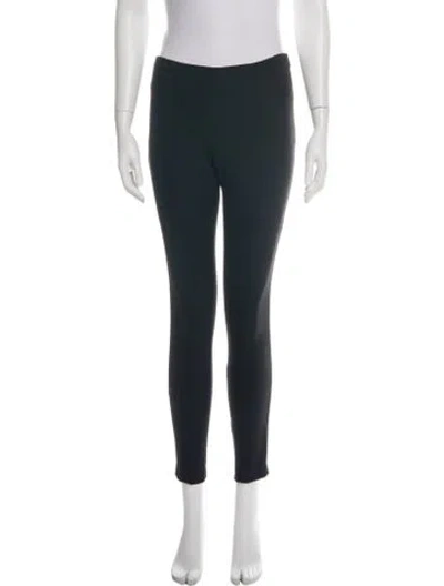 Pre-owned The Row Virgin Wool Straight Leg Pants In Black