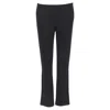 The Row Virgin Wool Straight Leg Trousers In Black