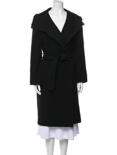 Pre-owned The Row Virgin Wool Trench Coat In Black