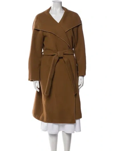 Pre-owned The Row Virgin Wool Trench Coat In Brown