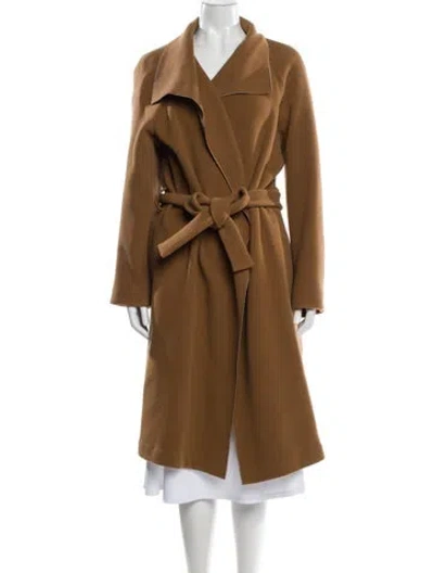 Pre-owned The Row Virgin Wool Trench Coat In Neutral