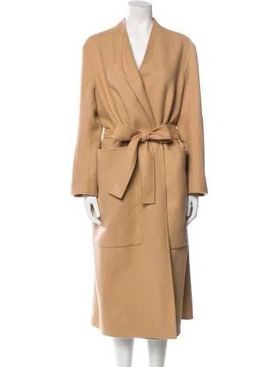 Pre-owned The Row Virgin Wool Trench Coat In Neutral