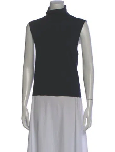 Pre-owned The Row Virgin Wool Turtleneck Sweater W/ Tags In Blue