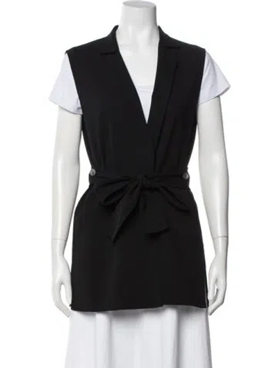 Pre-owned The Row Virgin Wool Vest In Black