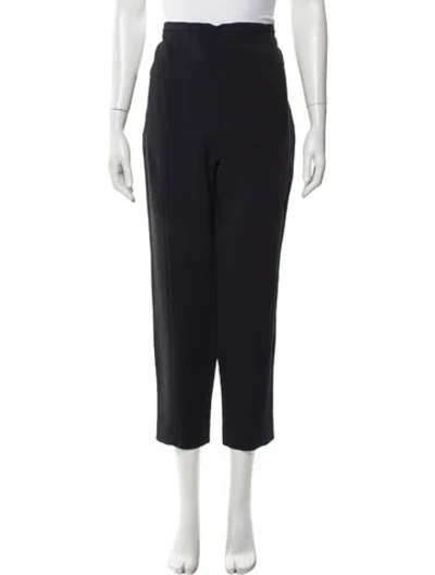 Pre-owned The Row Virgin Wool Wide Leg Pants In Blue