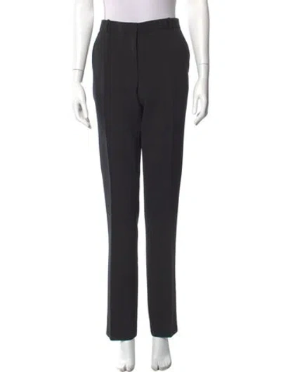 Pre-owned The Row Virgin Wool Wide Leg Pants In Gray