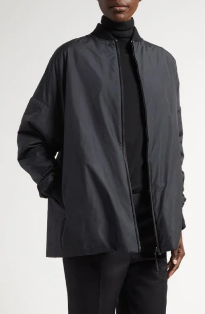 The Row Vito Oversize Jacket In Black