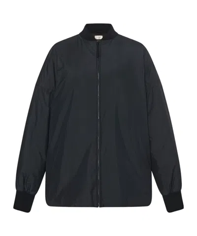 The Row Vito Polyester Jacket In Black