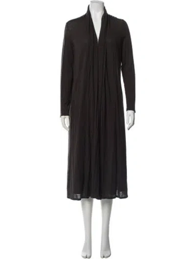 Pre-owned The Row V-neck Sweater In Black