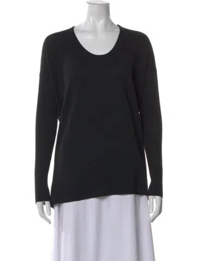 Pre-owned The Row V-neck Sweater In Black