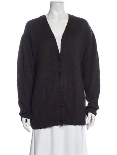 Pre-owned The Row V-neck Sweater In Gray