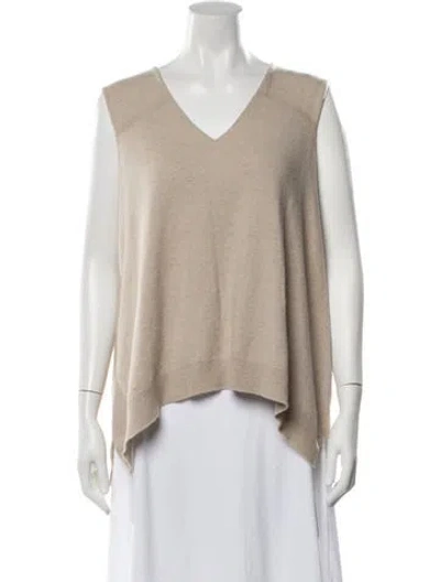 Pre-owned The Row V-neck Sweater In Neutrals
